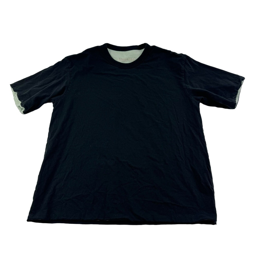 AMBUSH Mint/Black Reversible Short Sleeve Cotton T-Shirt Mens Size 2‎